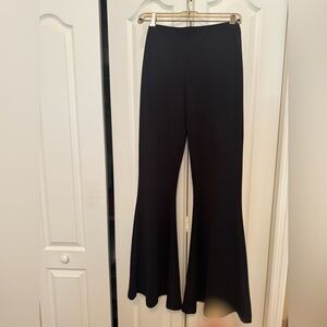 Zara Charcoal Black bell bottom pants